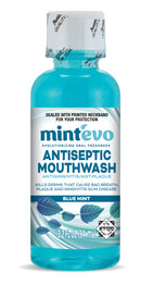 Mintevo Antiseptic Mouthwash, 3.2 Fl Oz, Blue Mint